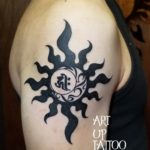 太陽と月のトライバル