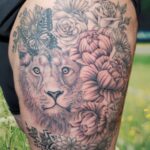 ライオンと花_20250521