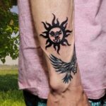 太陽のトライバルタトゥー_20250802