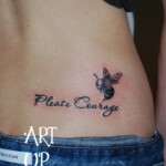 蜂とレタリング